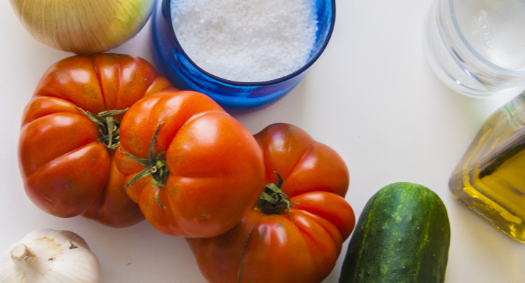 ingredientes del gazpacho